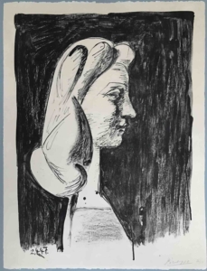 Grand Profil (Francoise Gilot), 1947