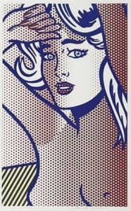 Nude with Blue Hair, State I, 1994