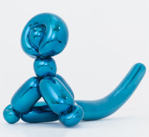 Jeff Koons Balloon Monkey (Blue), 2017
