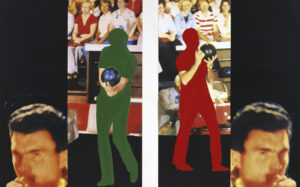 TWO BOWLERS (WITH QUESTIONING PERSON), 1994