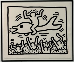 Untitled (Man On A Dolphin), 1987