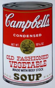 Old Fashioned Vegetable Soup II, from Campbell's Soup II, 1968