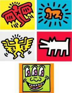 Icons (Five Screenprints), 1990