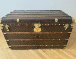 Monogram Cabin/Steamer Trunk with Removable Insert (c. 1930s)