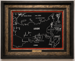 Map of Eastern U.S.S.R. Missile Bases (Positive), 1985/86